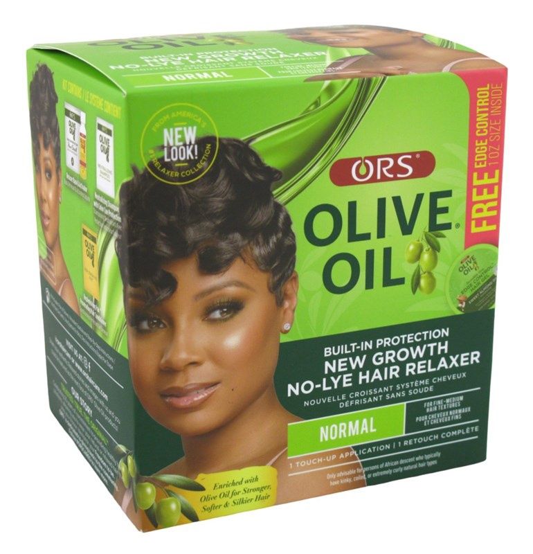 ORS Olive Oil No-Lye Relaxer New Growth Kit, Strength: Normal