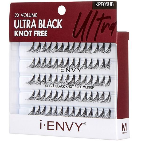 Kiss I Envy Knot Free Medium 70 Lashes Ultra Black