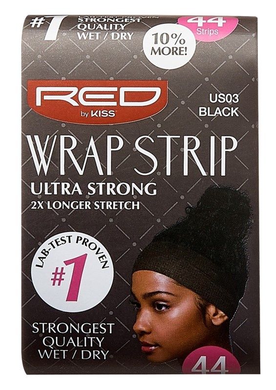 Kiss Red Wrap Strip Ult-Strong Black 2.5inch