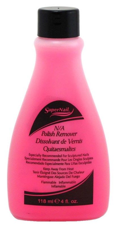 Super Nail Non-Abrasive Polish Remover (Pink)