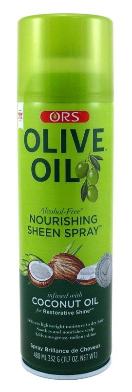 ORS Olive Oil Sheen Spray Nourishing Coconut Oil, Size: 10.1 oz