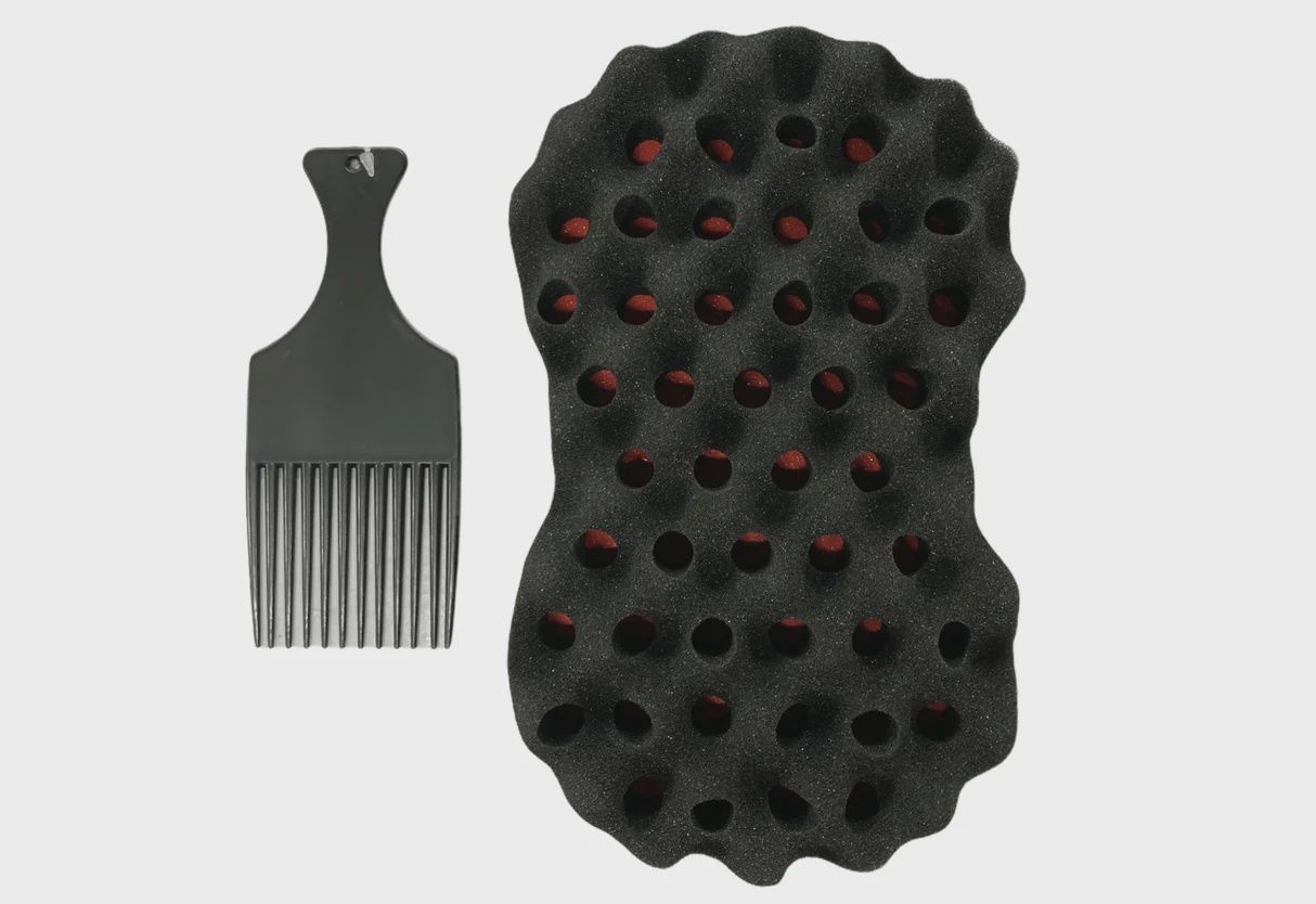 Premium Jumbo Twist Sponge w/ Free Comb