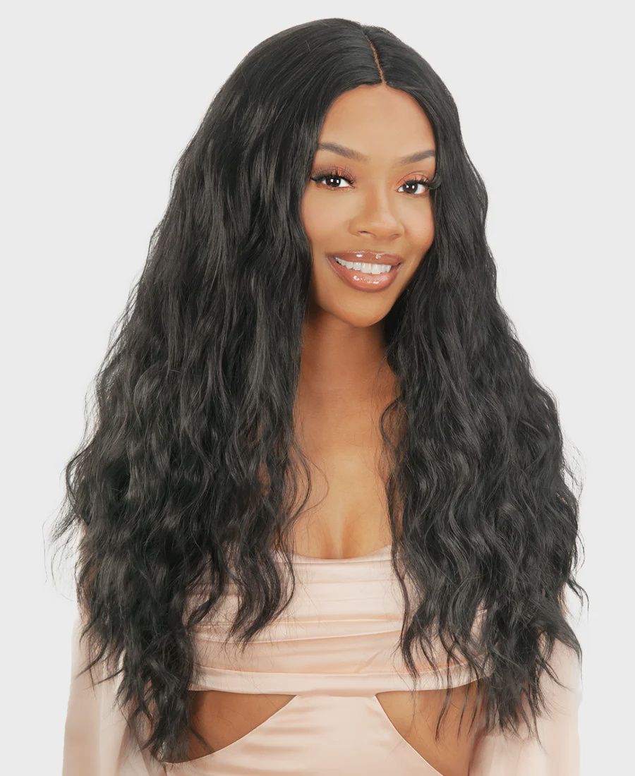 Lace Parting Wig - 04, Color: 1B/30