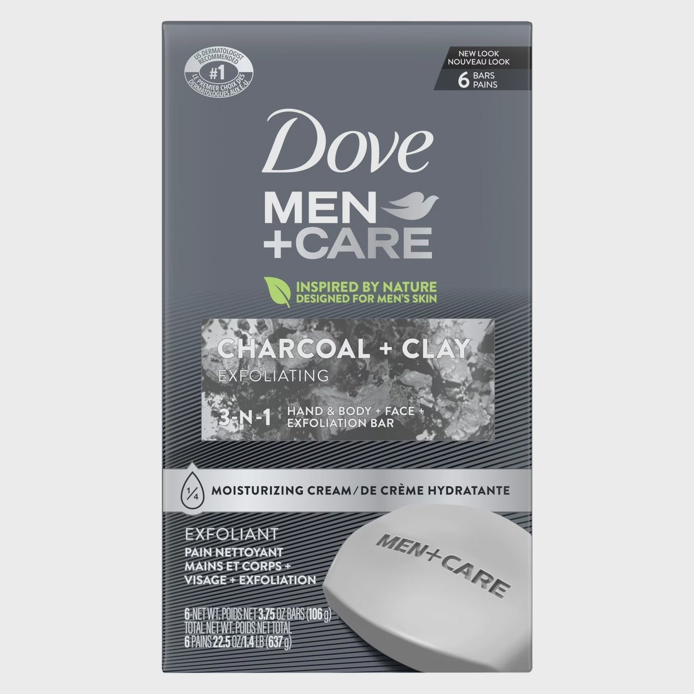 Dove Men+Care 3 n 1 Exfoliating Bar Soap