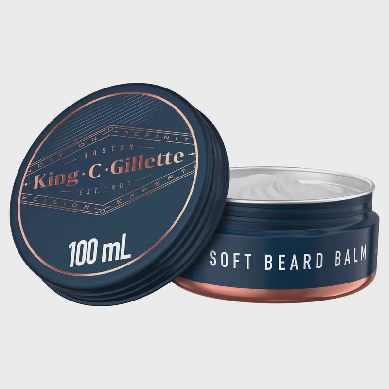 King C Gillette Soft Conditioning Beard Balm w/ Cocoa Butter
