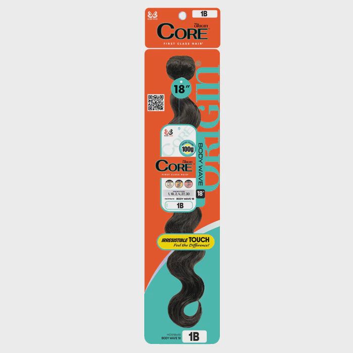 Core Hair Bundles, Color: 1, Length: 18, Texture: Deep