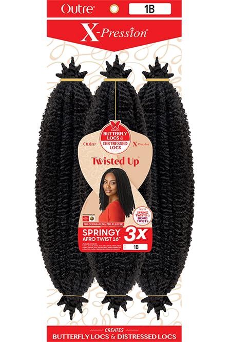Outre 3X Springy Afro Twist 16" - 4