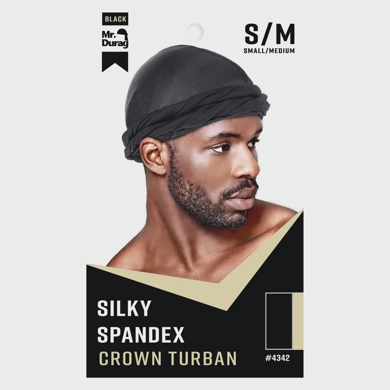 Mr. Durag Silky Spandex Crown Turban