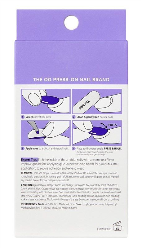 Core Magnetic Nails Press On - Apple Blossom