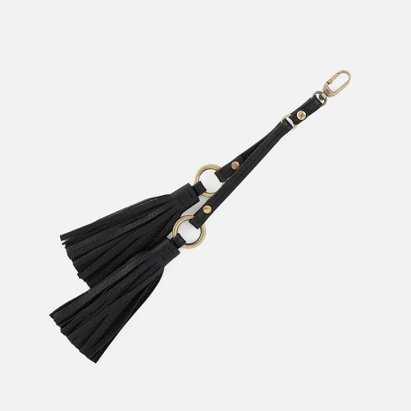 NV-20079BLK Ring Tassel Swag Black