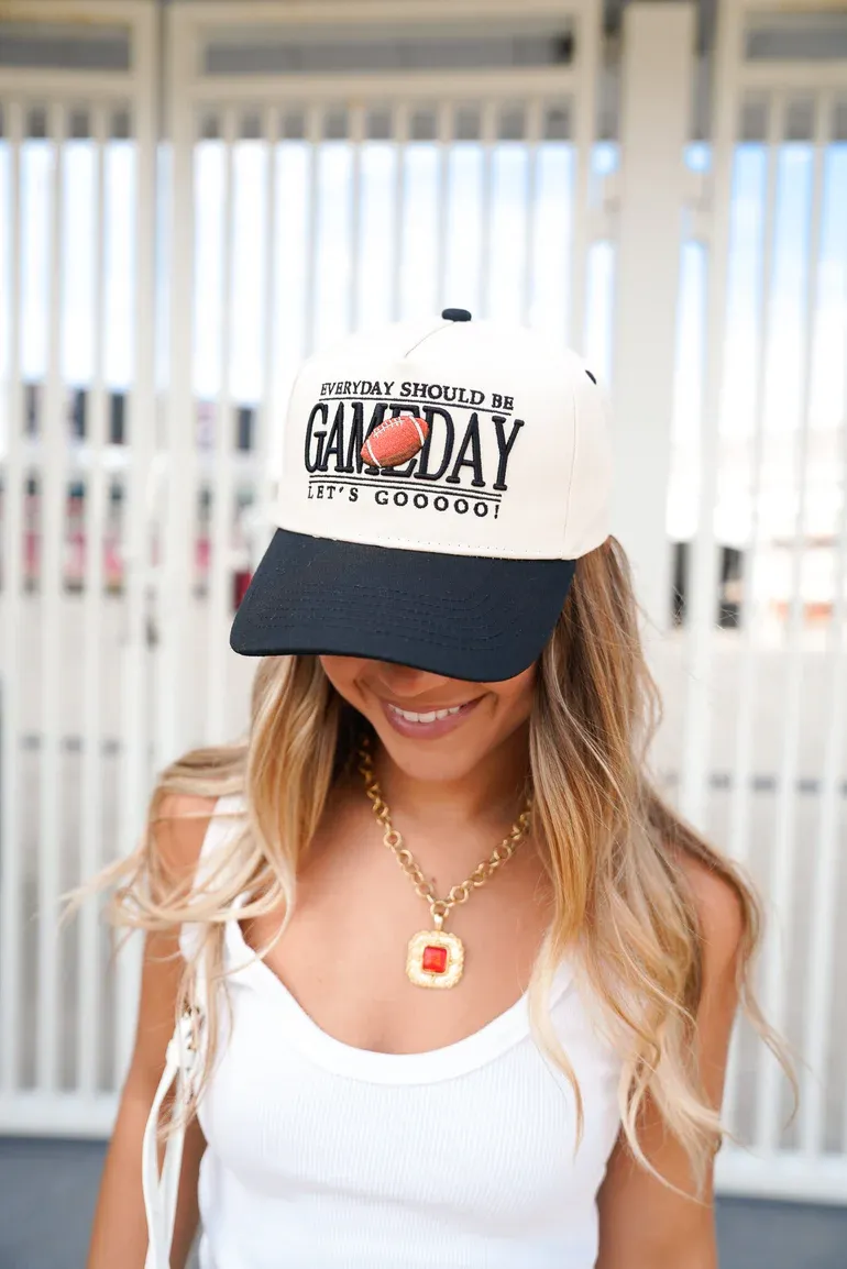 Everyday Should Be Gameday - Black Trucker Hat