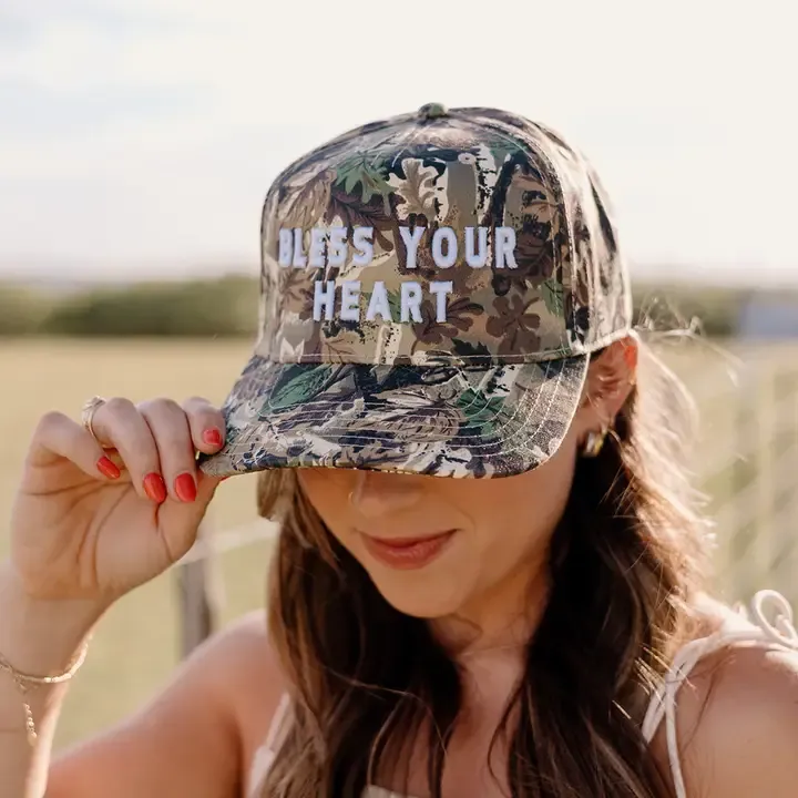 Bless Your Heart Camo Hat