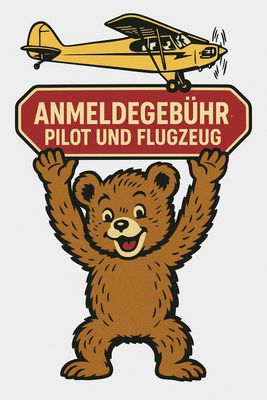 Anmeldegebühr - Pilot und Flugzeug