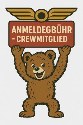 Anmeldegebühr - Crewmitglied / Anreise mit Fahrzeug