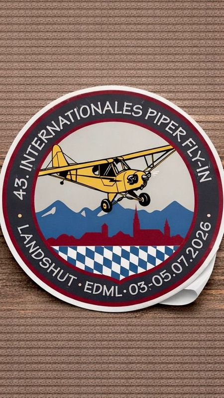 Fly-In Logo Sticker