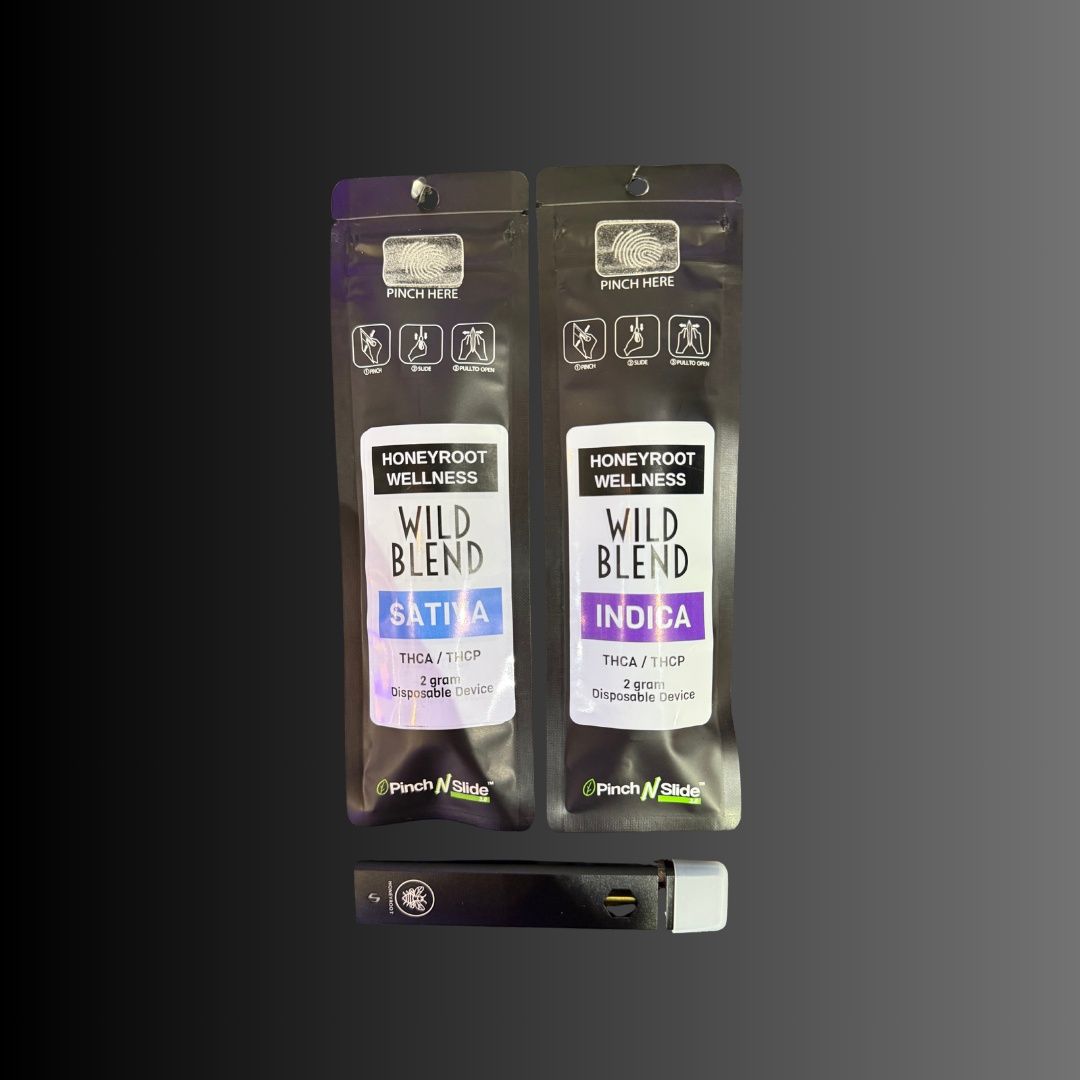 Disposable Vape Pen - 2 gr &amp; 4 gr Wild Blend - THC Blend