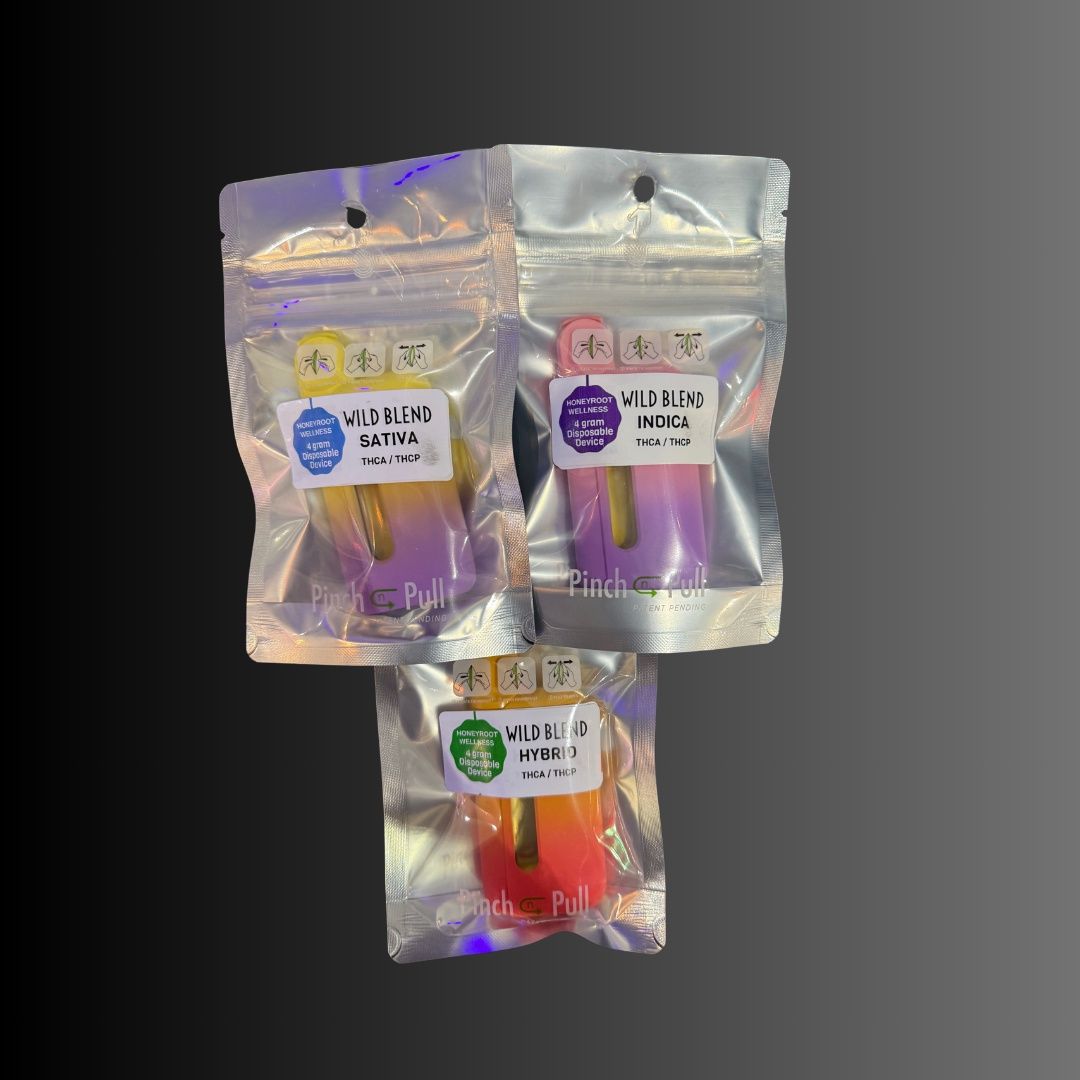 Disposable Vape Pen - 2 gr &amp; 4 gr Wild Blend - THC Blend