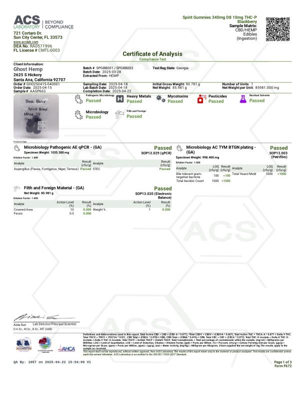ghost. Spirit Blend Gummies - THC ghost. Spirit Blend Gummies - THC