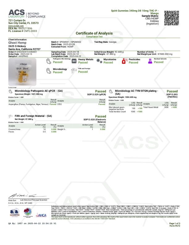 ghost. Spirit Blend Gummies - THC ghost. Spirit Blend Gummies - THC