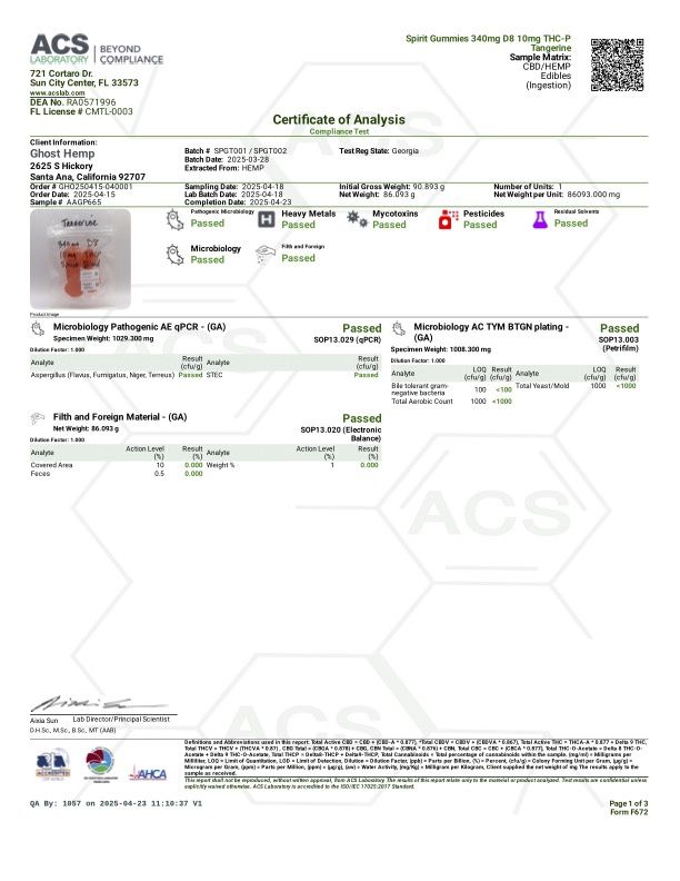 ghost. Spirit Blend Gummies - THC ghost. Spirit Blend Gummies - THC