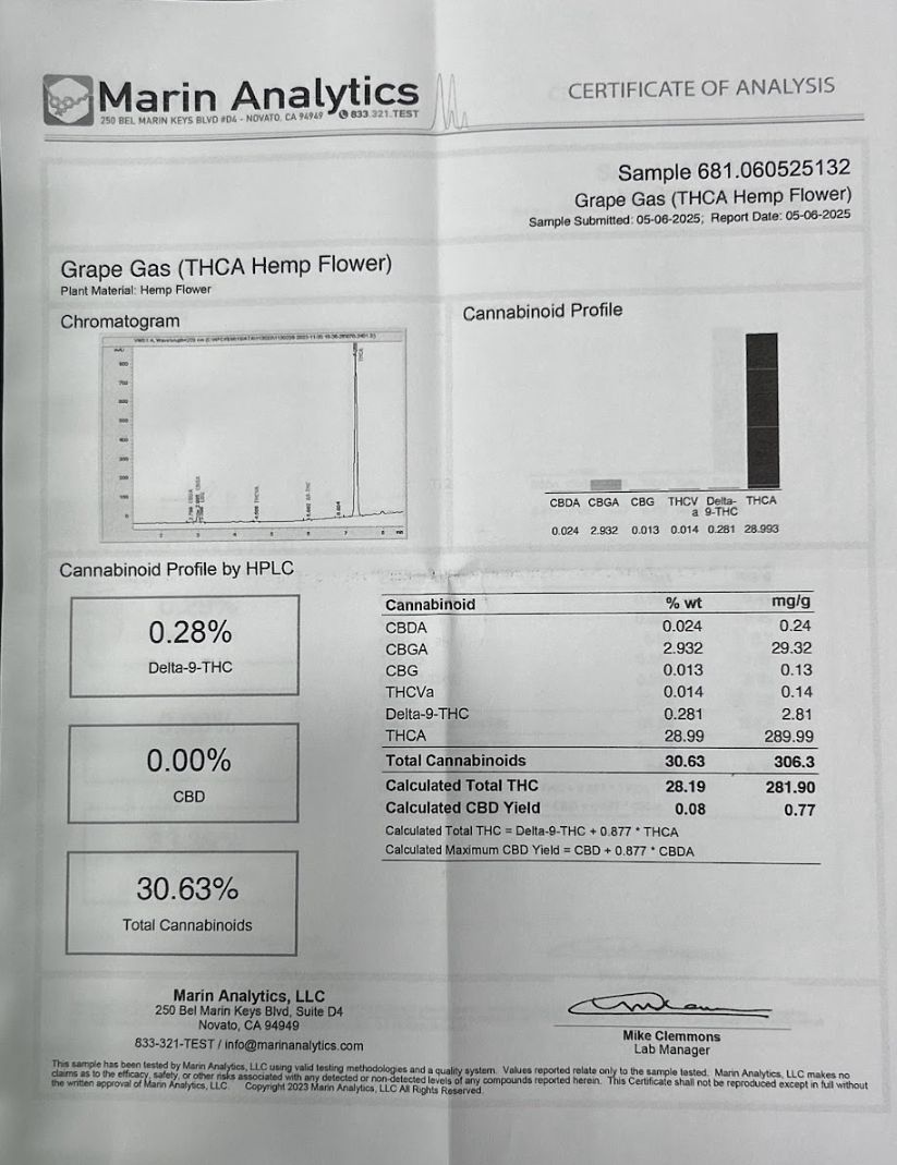 Grape Gas - Hybrid Flower Grape Gas - Hybrid Flower