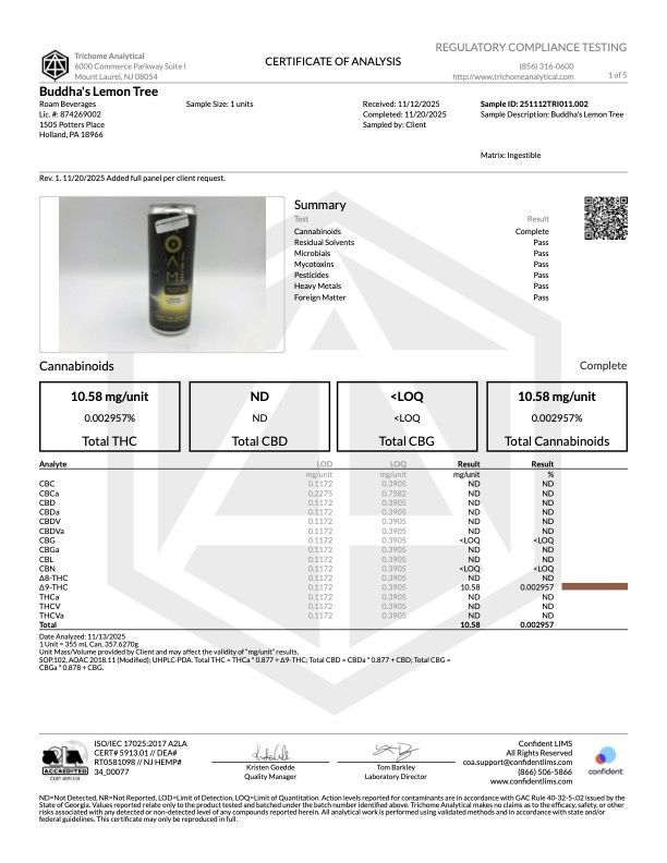 ROAM - THC Seltzer - 10/12 mg THC ROAM - THC Seltzer - 10/12 mg THC