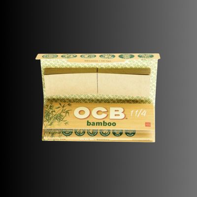 OCB Bamboo 1 1/4 Rolling Papers + Tips