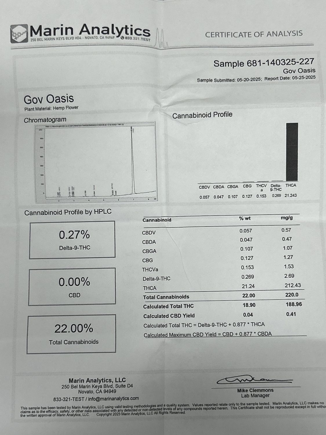 THCA Pre Rolls - 1 gram