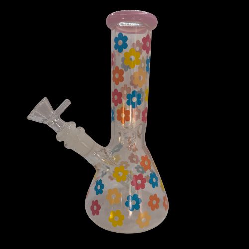 Flower Power Glass Bong