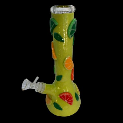 Painted Fruit Glass Bong