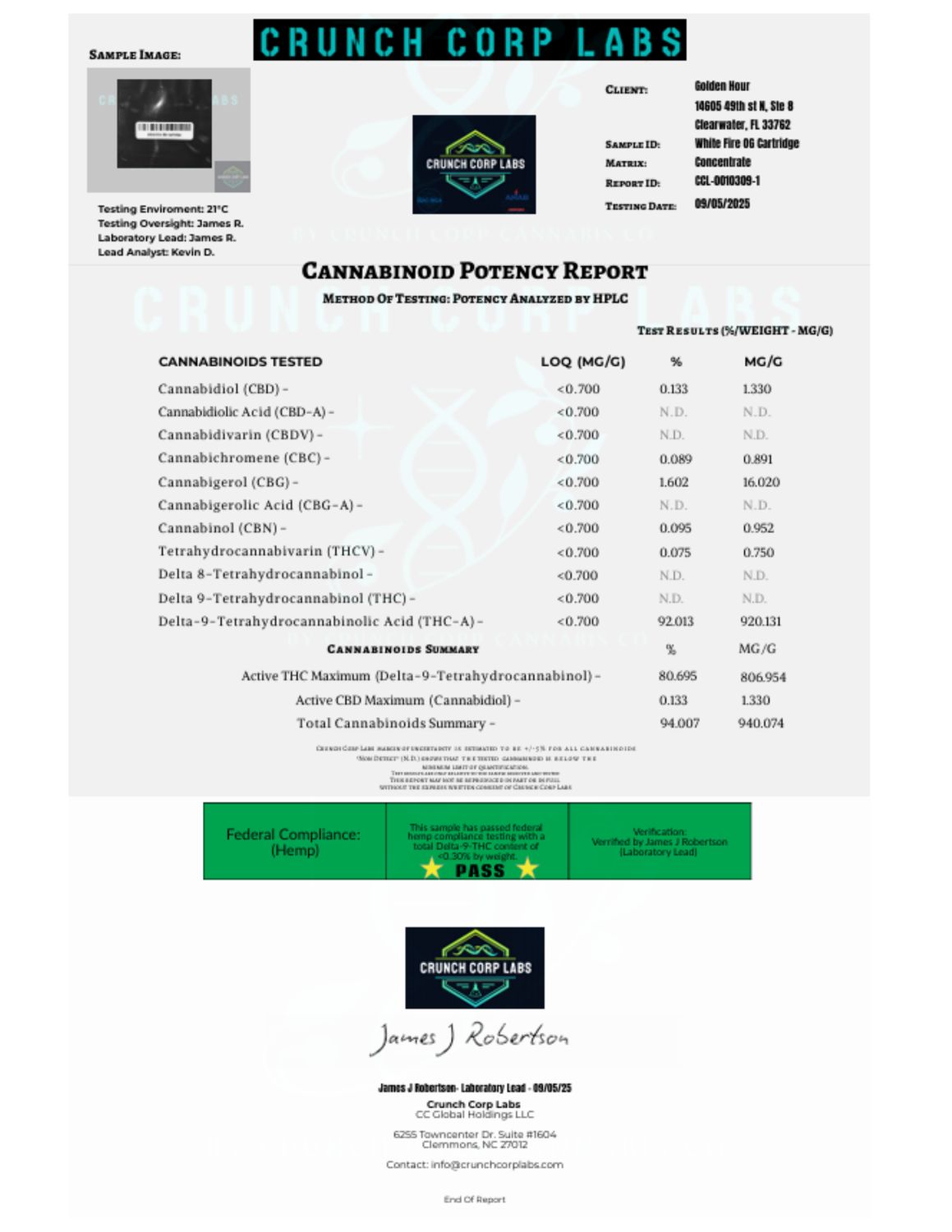 Vape Cartridge - 1 gram - 98% THCA Vape Cartridge - 1 gram - 98% THCA