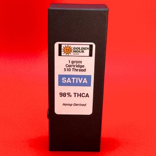 Vape Cartridge - 1 gram - 98% THCA, Type: Sativa