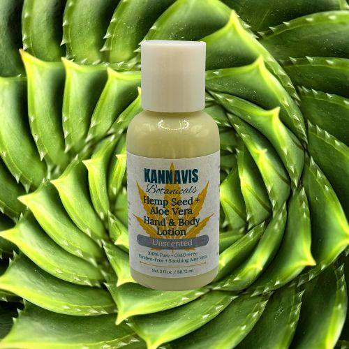 Hemp Seed + Aloe Vera Hand &amp; Body Lotion, Size: 3 oz.