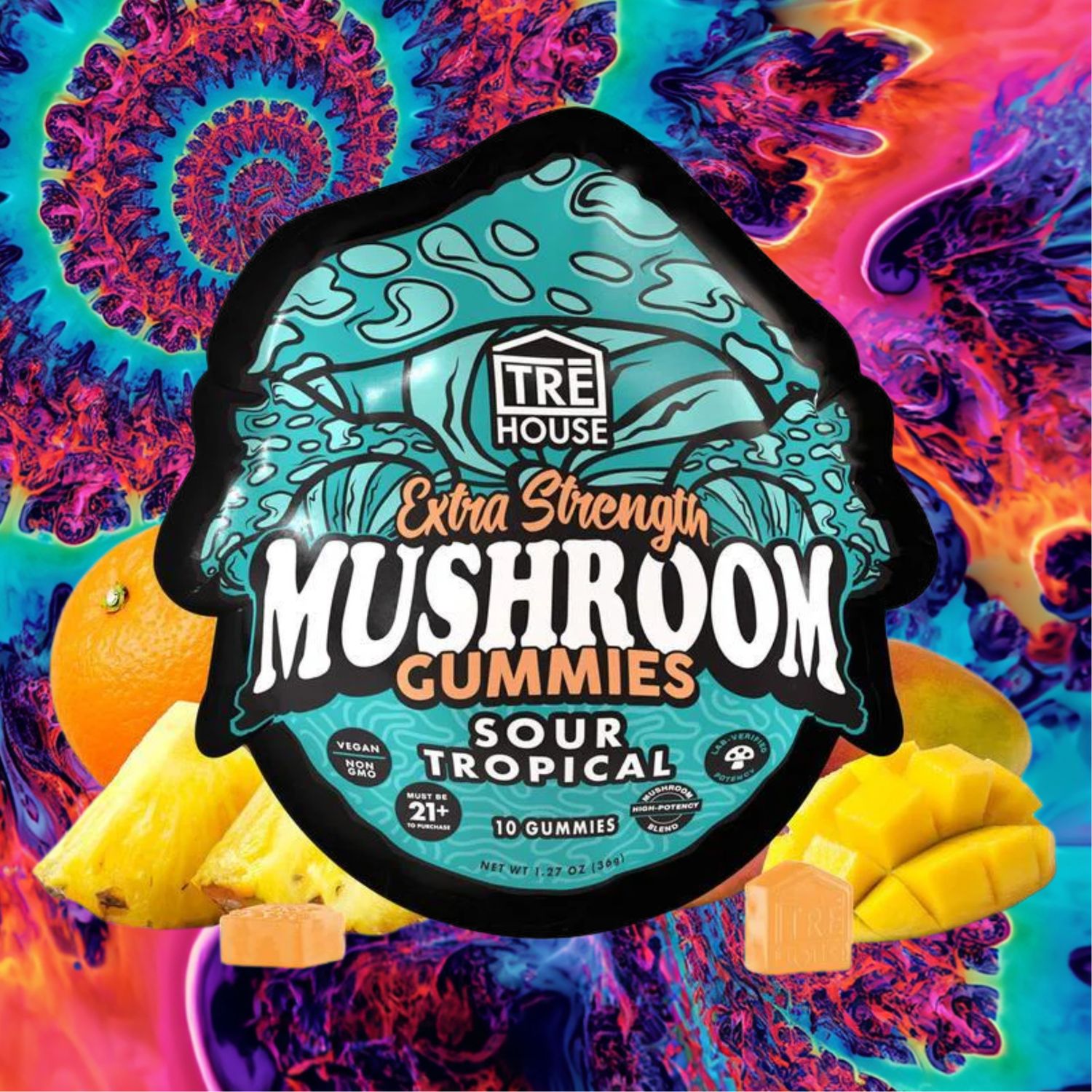Mushroom Gummies - Extra Strength