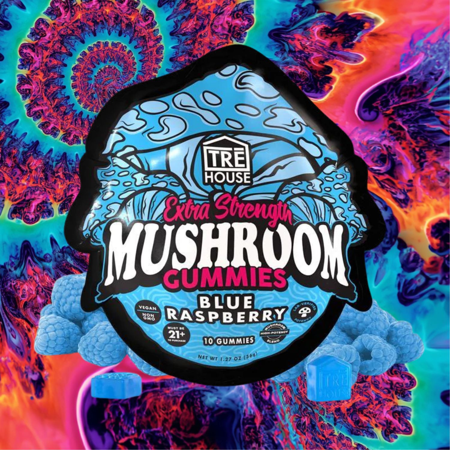 Mushroom Gummies - Extra Strength
