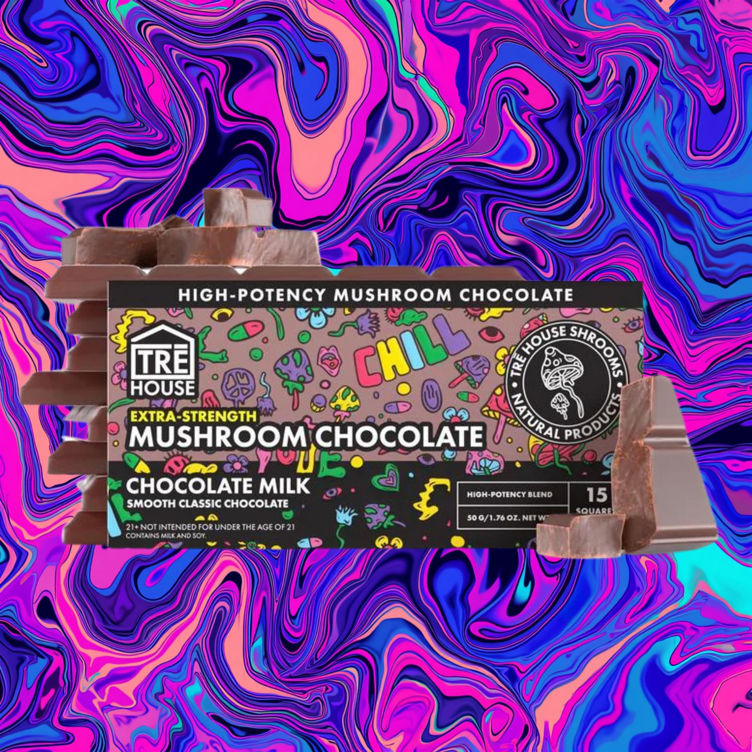 Mushroom Chocolate - Extra Strength