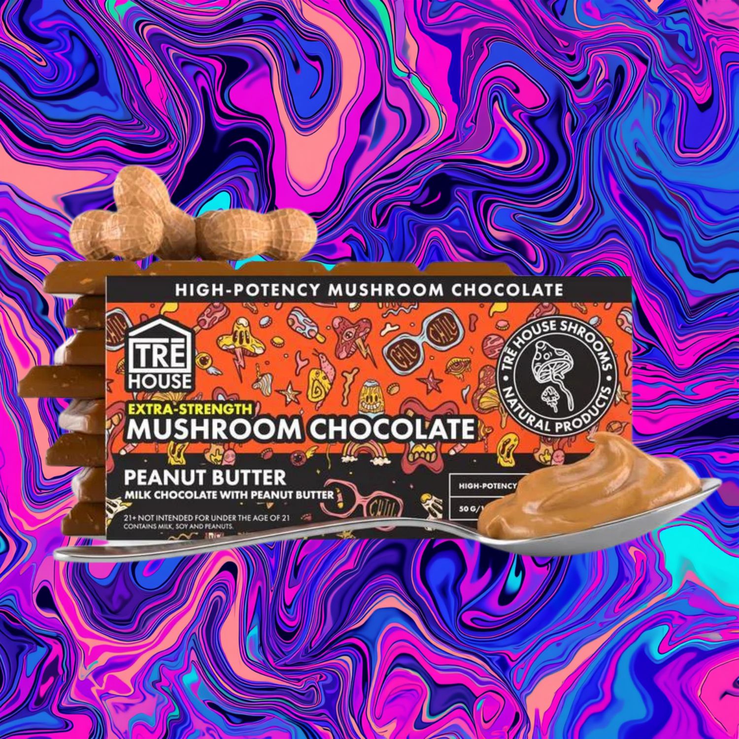 Mushroom Chocolate - Extra Strength