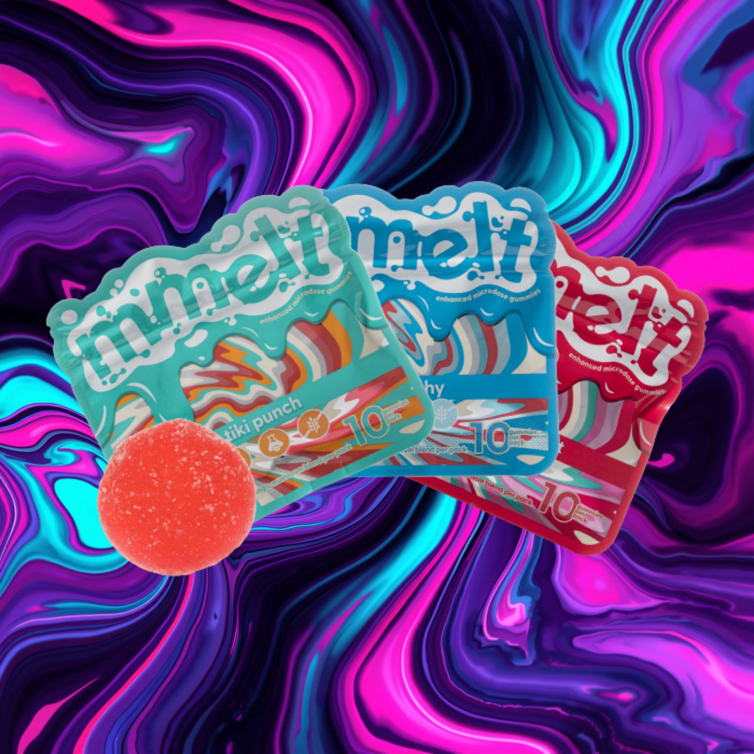 Mmelt Mushroom Gummies