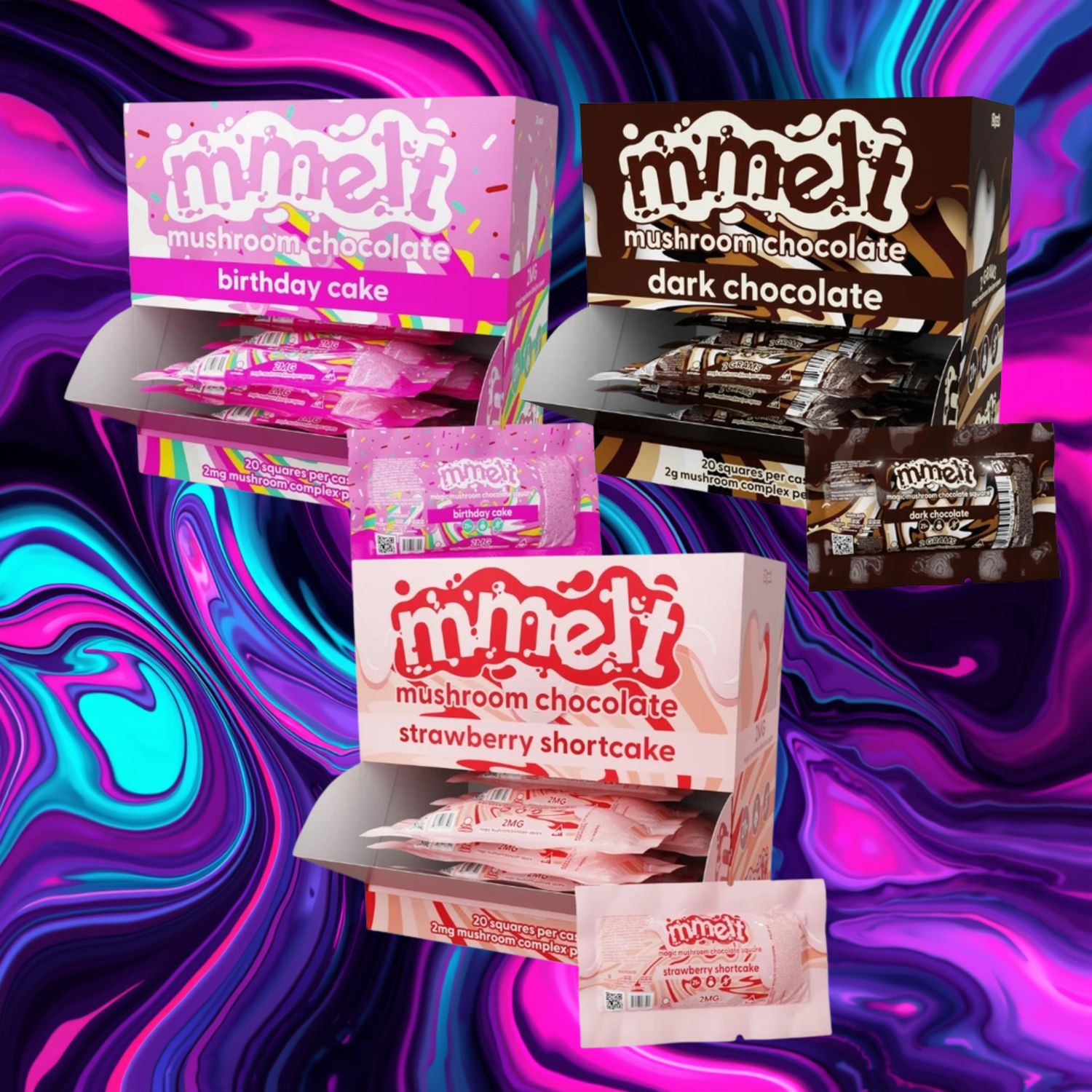 Mmelt Mushroom Chocolates