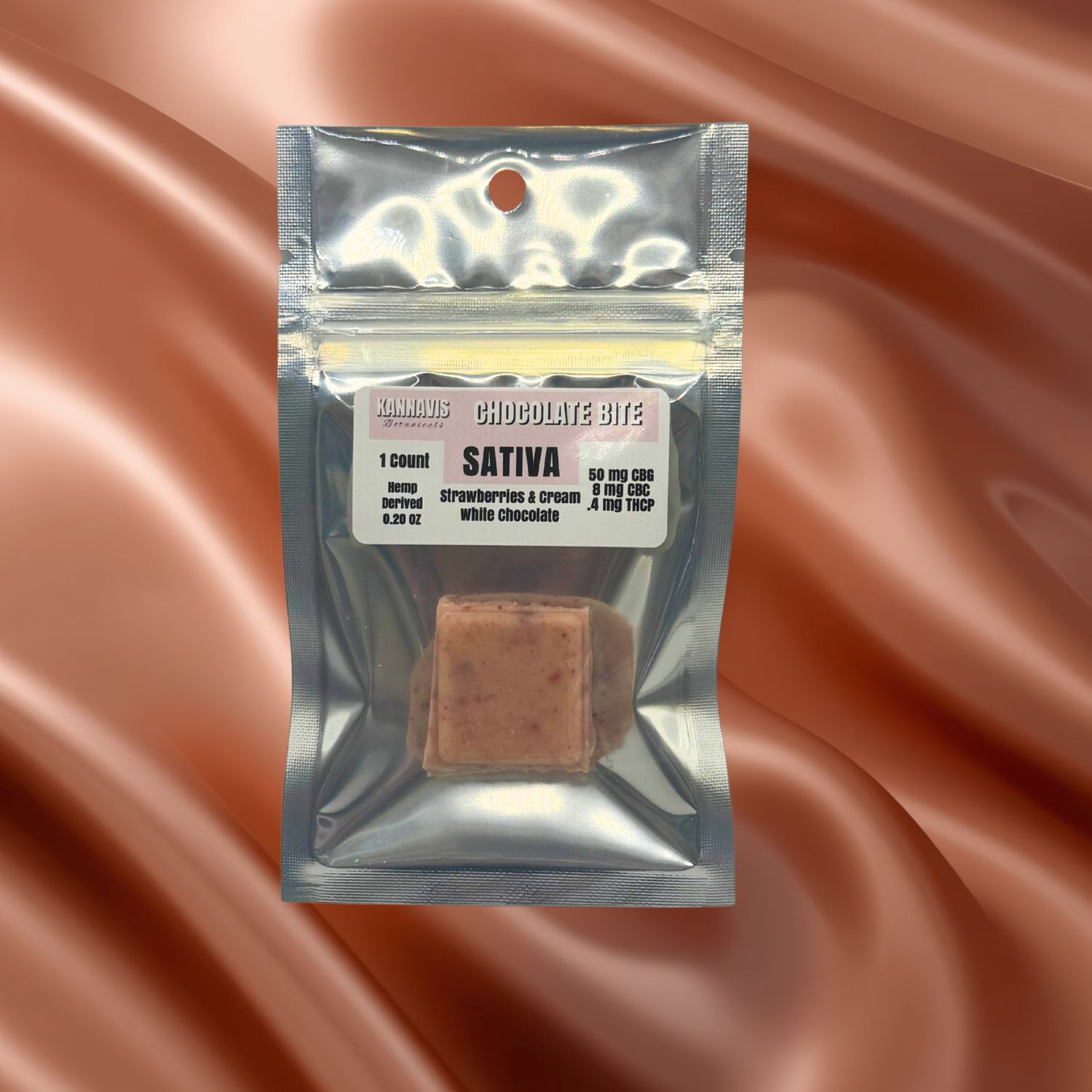 Chocolate Bites, Flavor/Type: Sativa Strawberries &amp; Cream