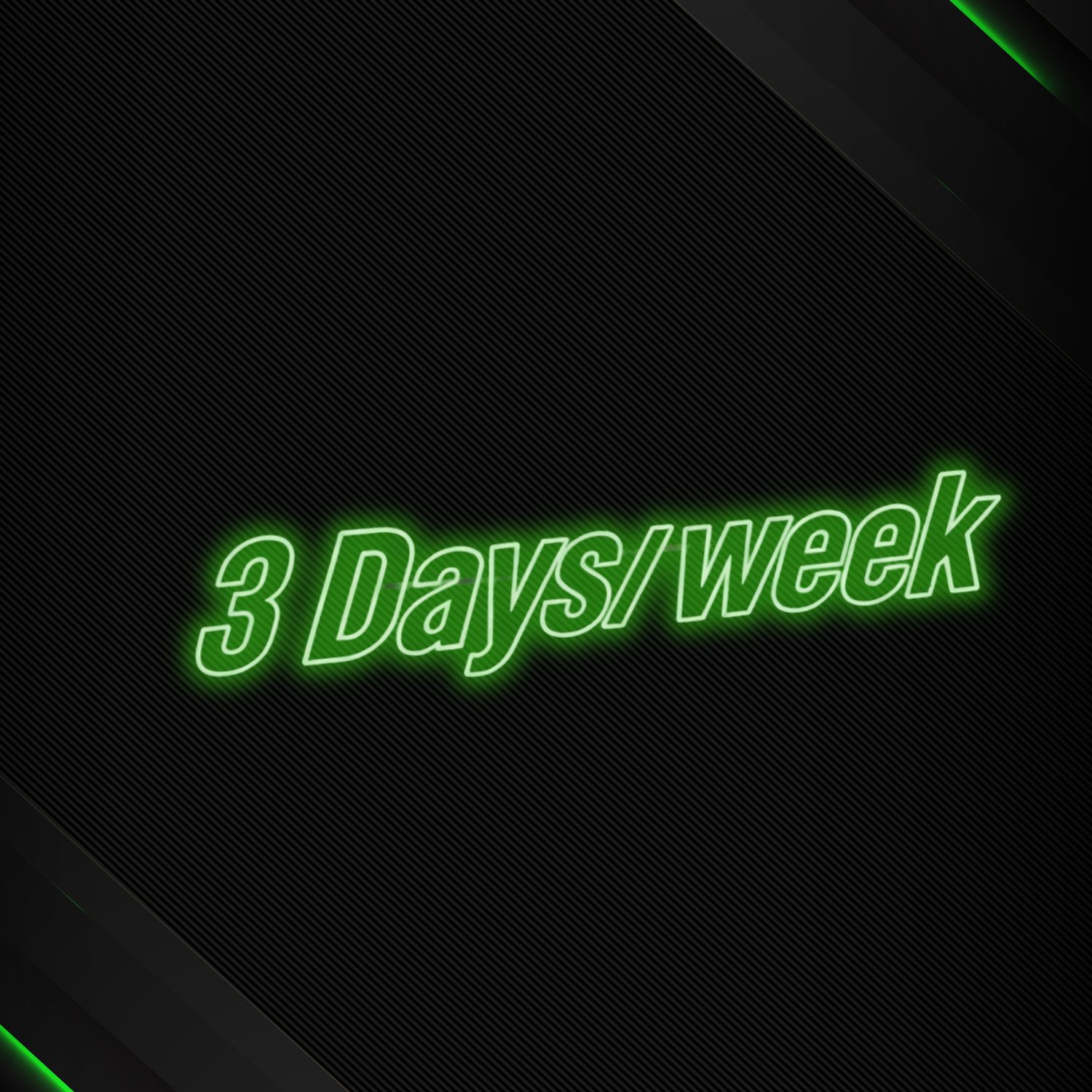 12 Sessions / Month (3 Days per Week)