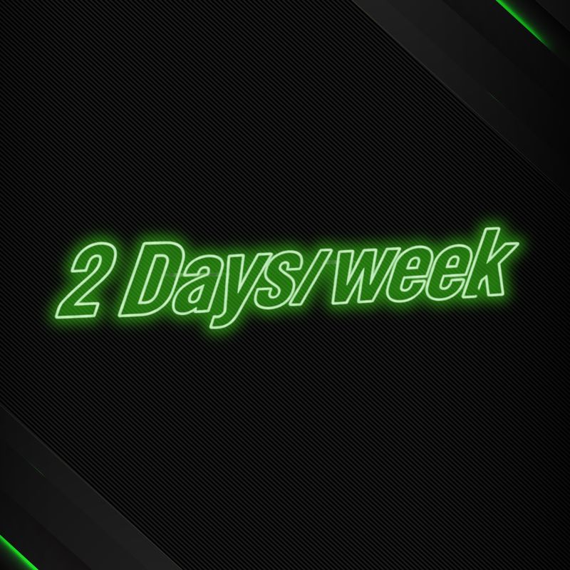 8 Sessions / Month (2 Days per Week)