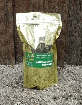 3 pounds of paydirt - 1 gram of gold - LESS than SPOT! 3 pounds of paydirt - 1 gram of gold - LESS than SPOT!