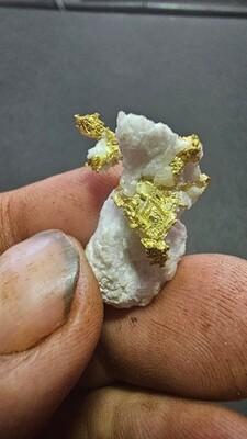 Eagles nest crystalline gold specimen 4.98 grams