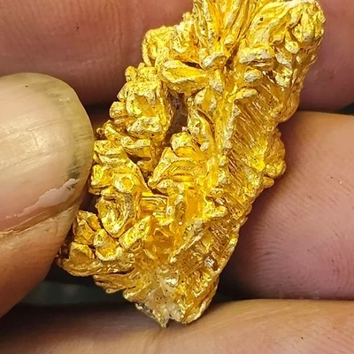 38.58 gram Brazilian gold Crystal 99% pure!