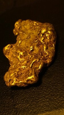 Huge Siskiyou County California gold nugget 4.86 ounces