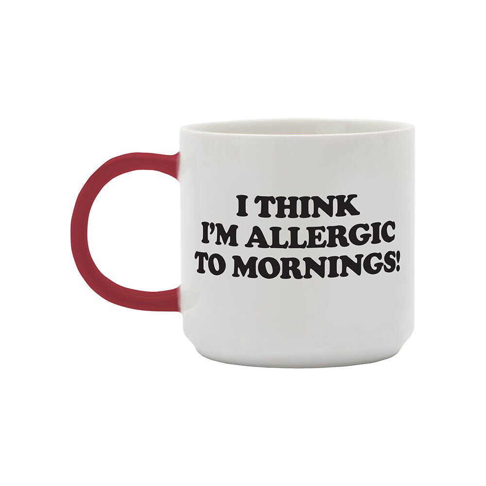 Snoopy Mug ‘I Think I’m Allergic To Mornings’