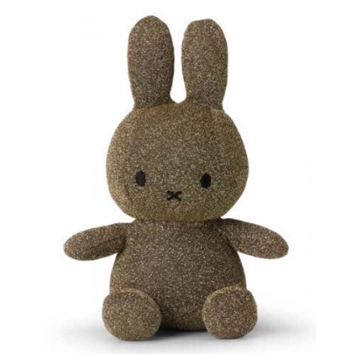 Sparkly Sitting Miffy - Gold