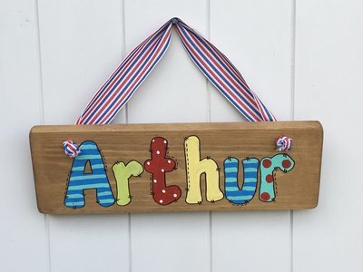 Boys Name Plaque (over 5 letters)