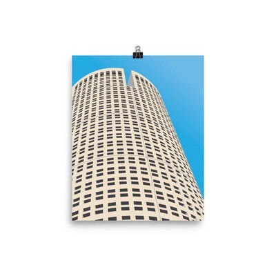 Tampa Architecture - Rivergate Tower Illustration